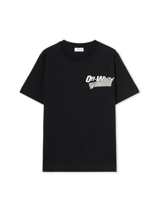 Cupid Tape Slim T-Shirt OFF WHITE Cupid Tape Slim T-Shirt BLACK OMAA027F25JER00B