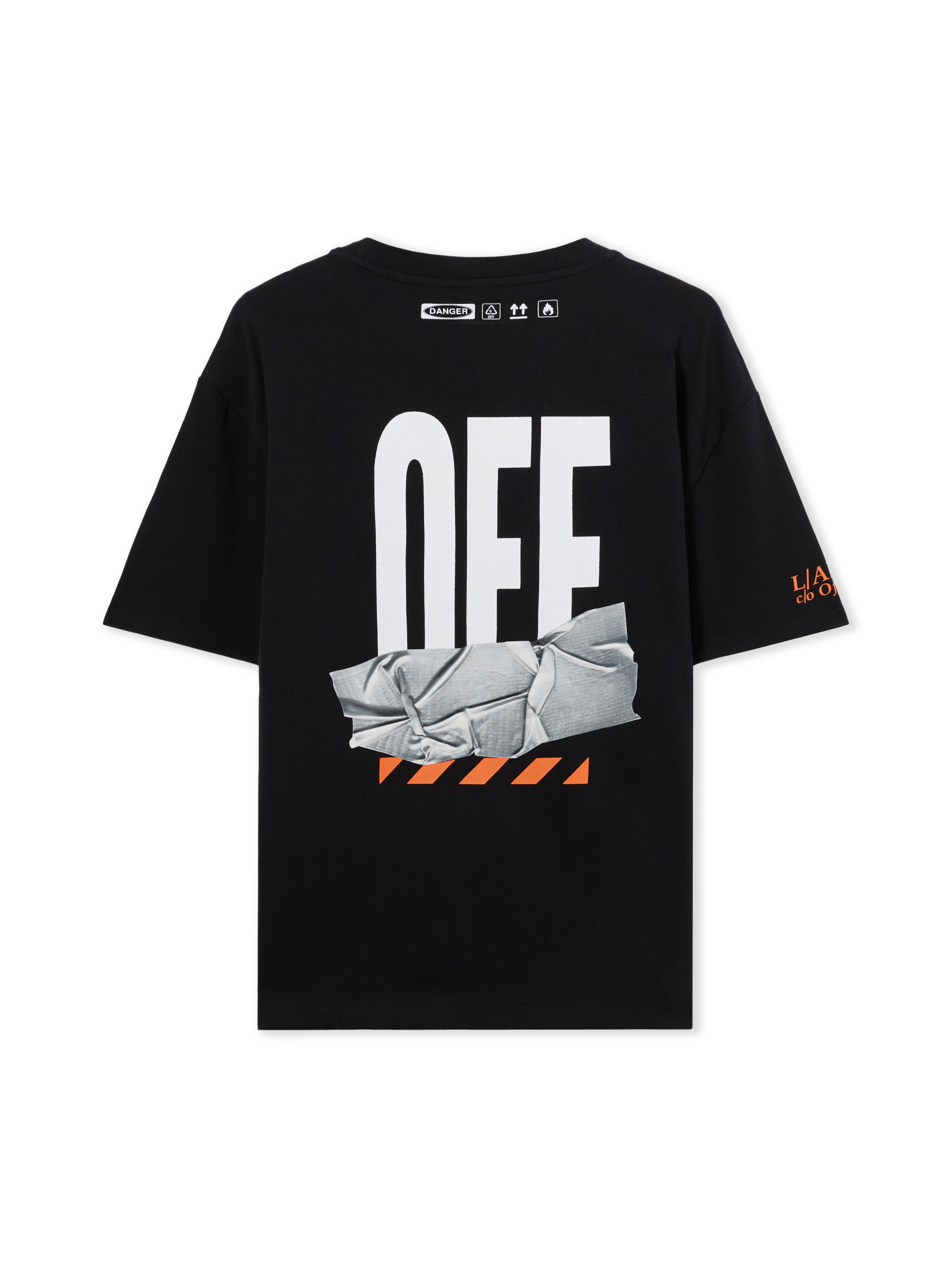 L/AB Off Active Duct Tape T-Shirt in BLACK for Men | L/AB c/o Off