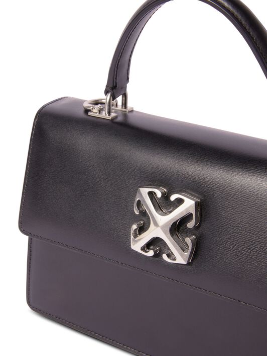 OFF WHITE Jitney 1.4 Top Handle Chain BLACK OWNP050C99LEA001