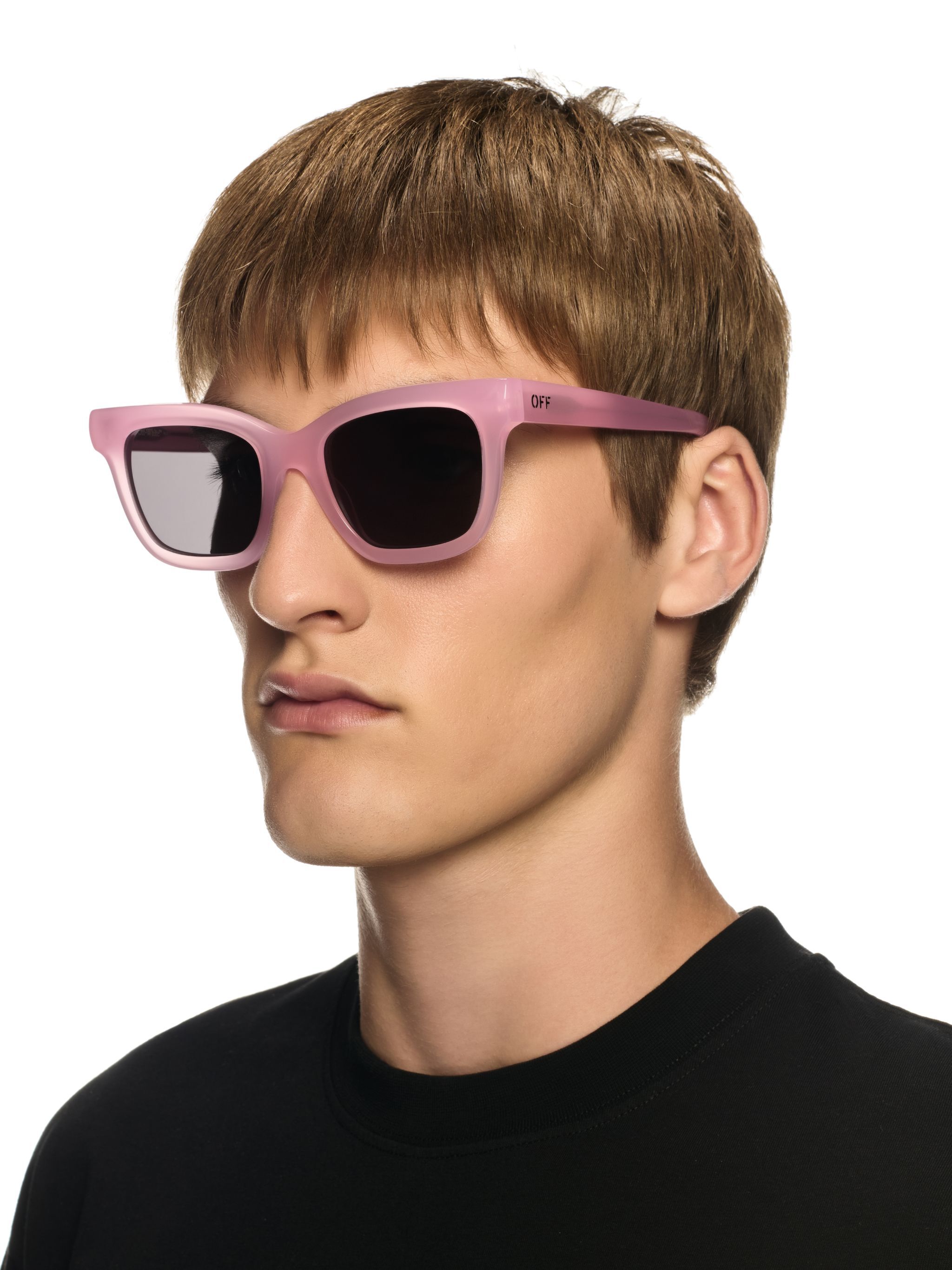 OFF WHITE Lincoln Sunglasses PINK OERI143S25PLA001