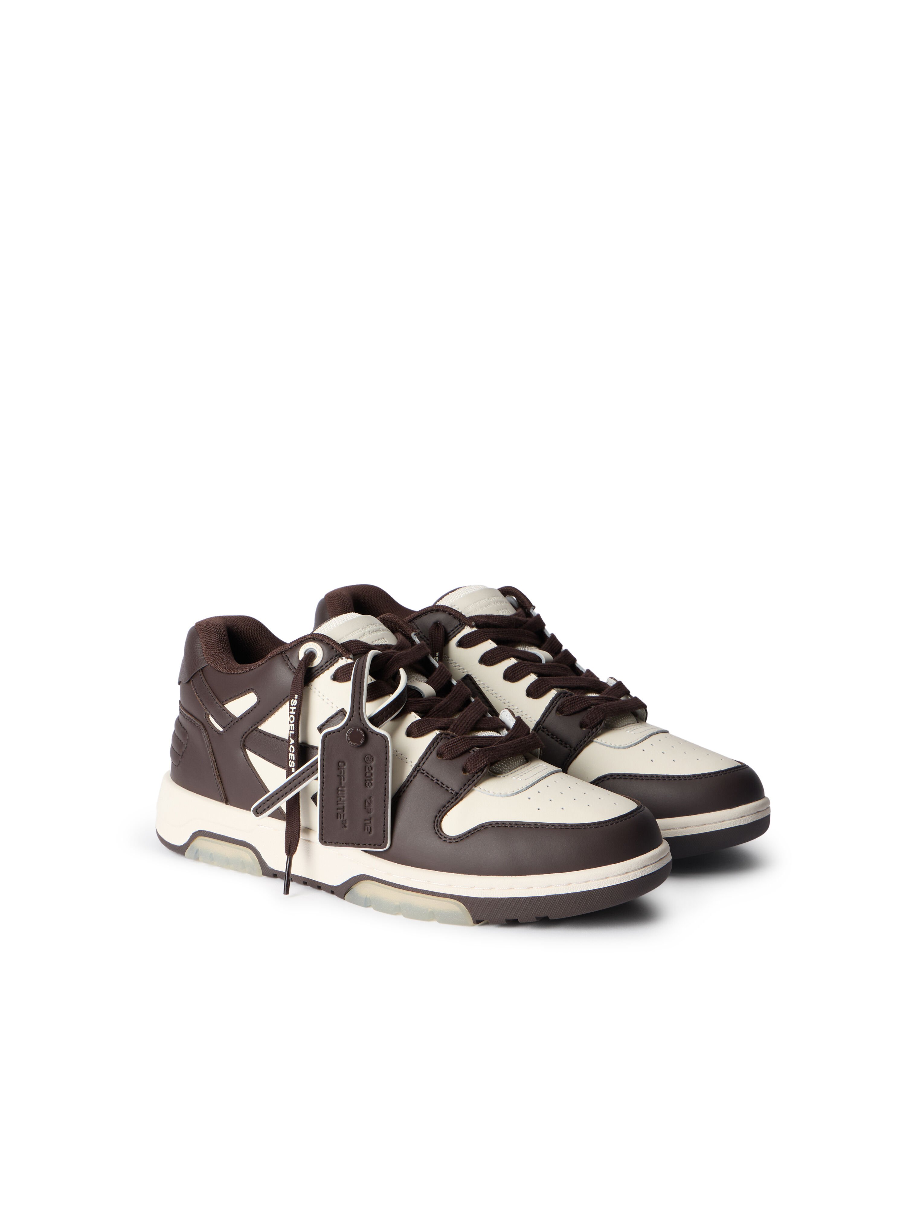 Out Of Office Sneakers OFF WHITE Out Of Office Sneakers CHOCOLATE/ CREAM OMIA189C99LEA007
