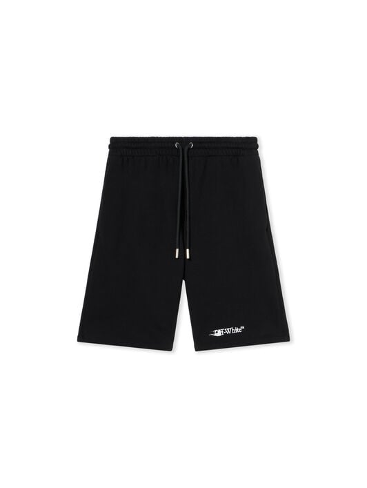Ink Arrow Skate Sweatshorts OFF WHITE Ink Arrow Skate Sweatshorts BLACK - WHITE OMCI013F25FLE004