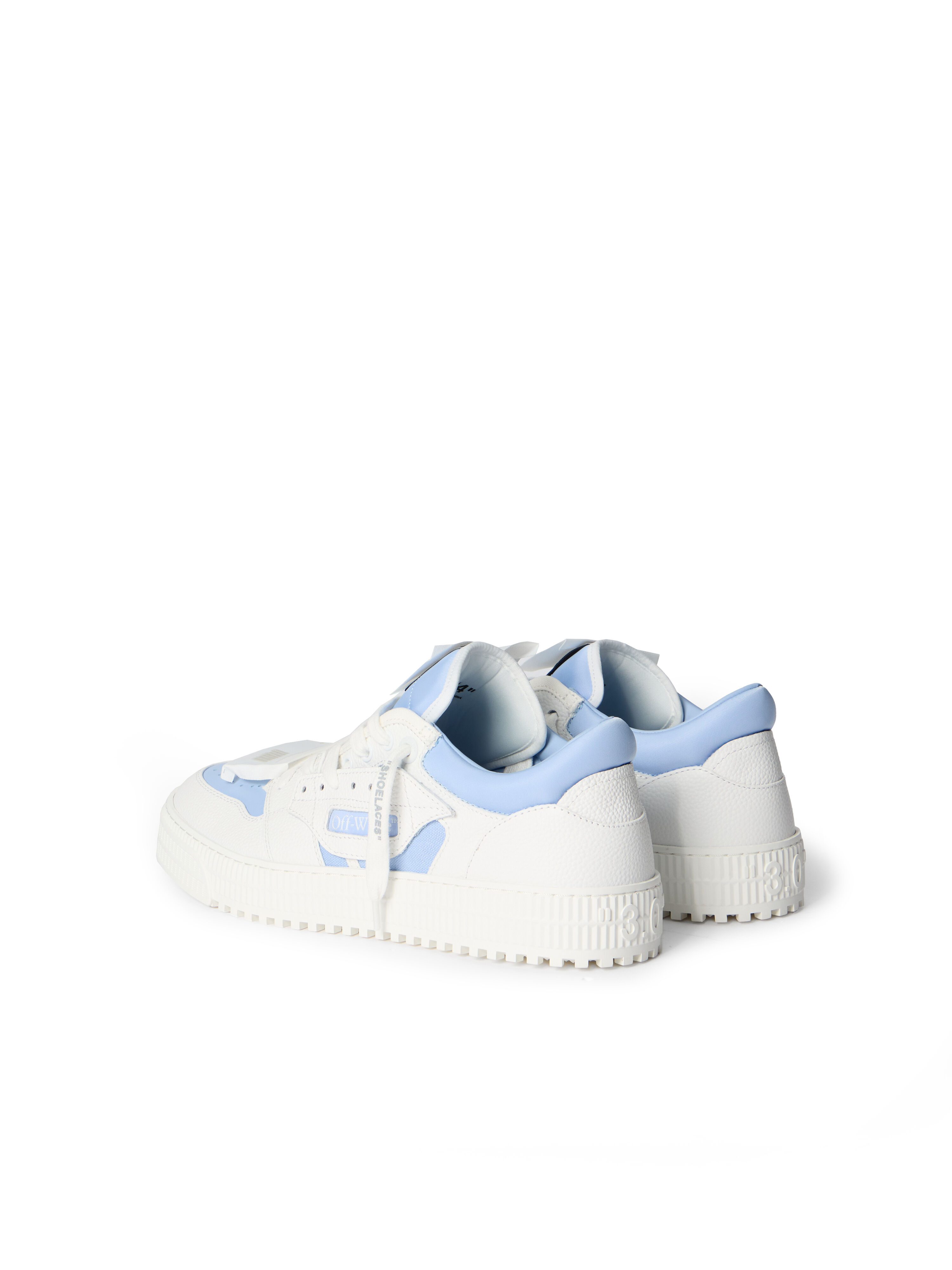 OFF WHITE Off Court™ Low Top Sneakers WHITE - LIGHT BLUE OMIA29KF25LEA001