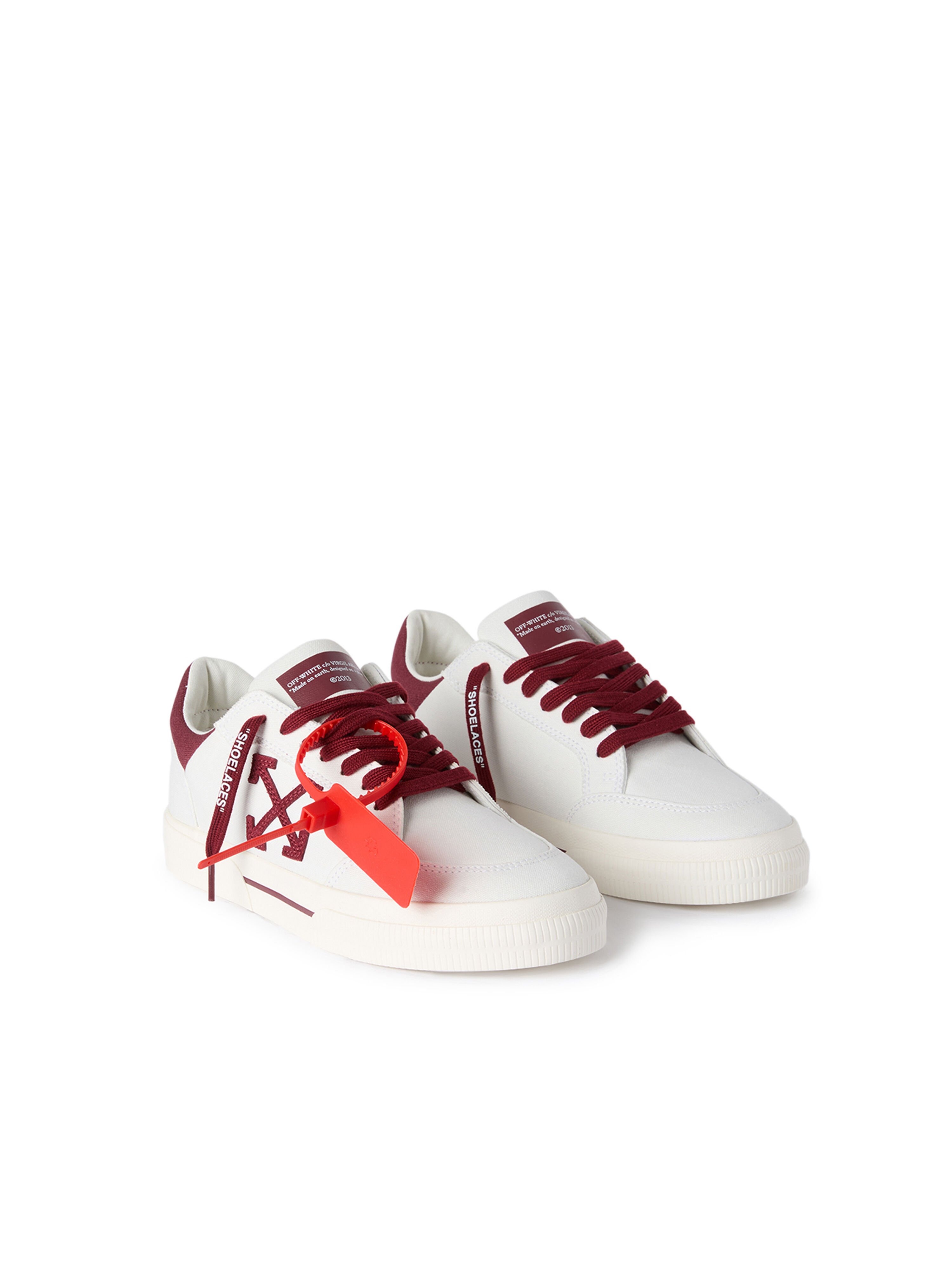 Vulcanized Low Sneakers OFF WHITE Vulcanized Low Sneakers WHITE/BURGNDY OF05776601