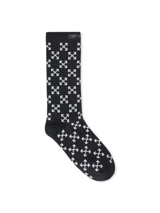 All Over Arrow Socks OFF WHITE All Over Arrow Socks BLACK OW7100098