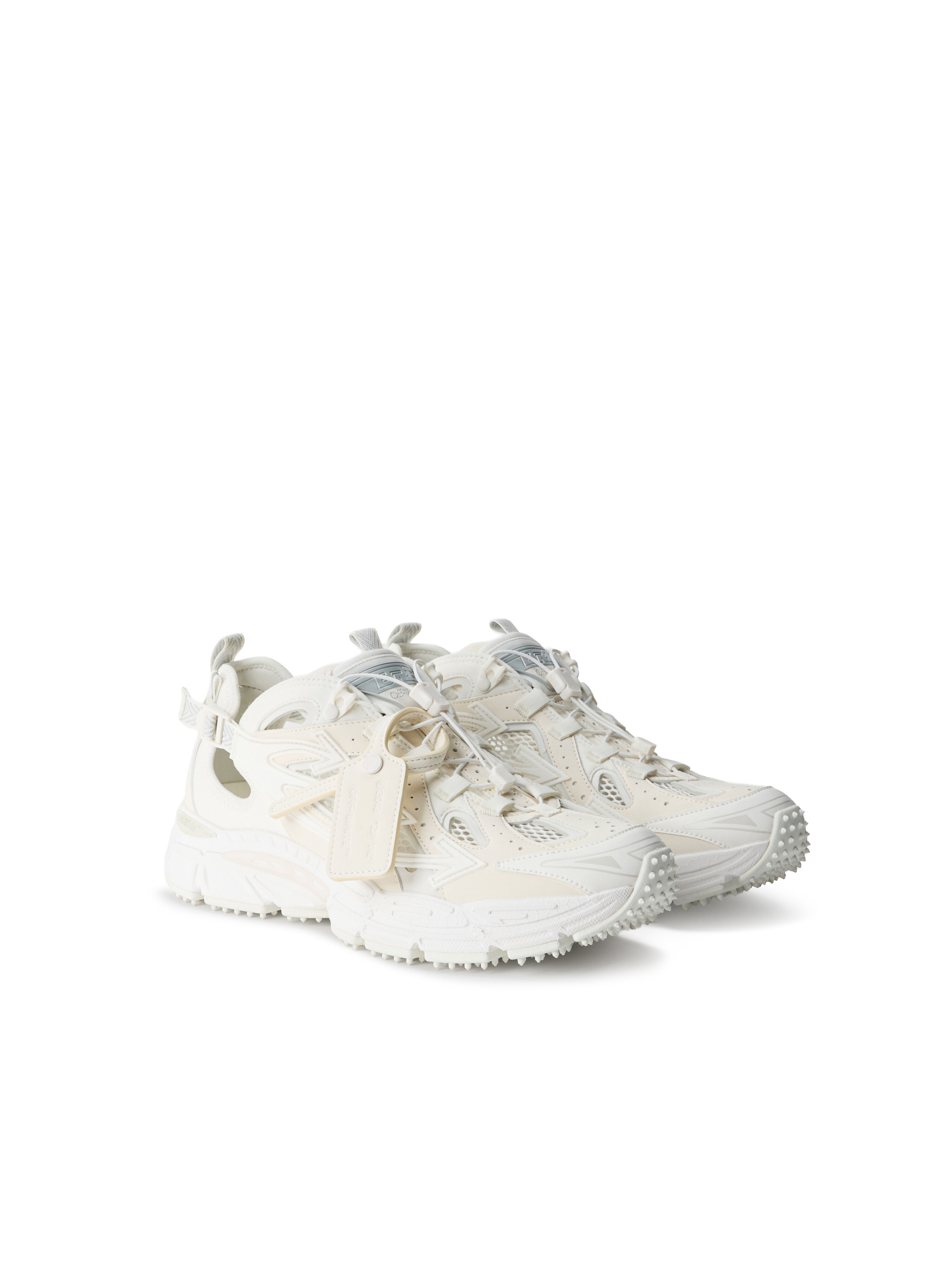 OFF WHITE Be Right Back Open Sneakers WHITE - WHITE OMIA29SS26FAB001