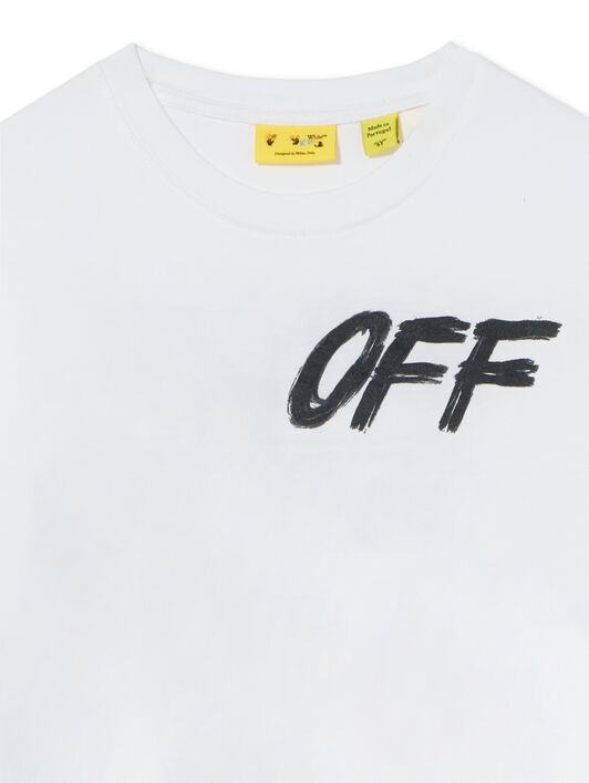 Shared Logo Short Sleeve T-Shirt OFF WHITE Shared Logo Short Sleeve T-Shirt WHITE 44BAA002F26J002