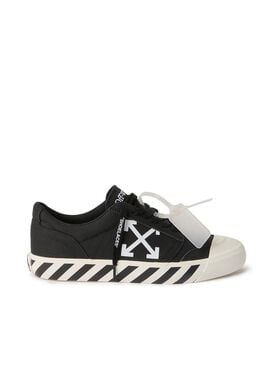 OFF WHITE Vulcanized Undercut Sneakers BLACK/WHITE OMIA2APC99FAB001