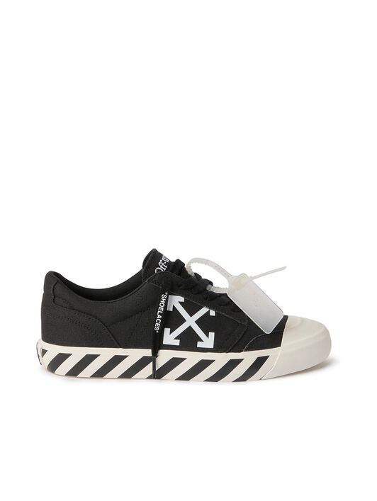 OFF WHITE Vulcanized Undercut Sneakers BLACK/WHITE OMIA2APC99FAB001