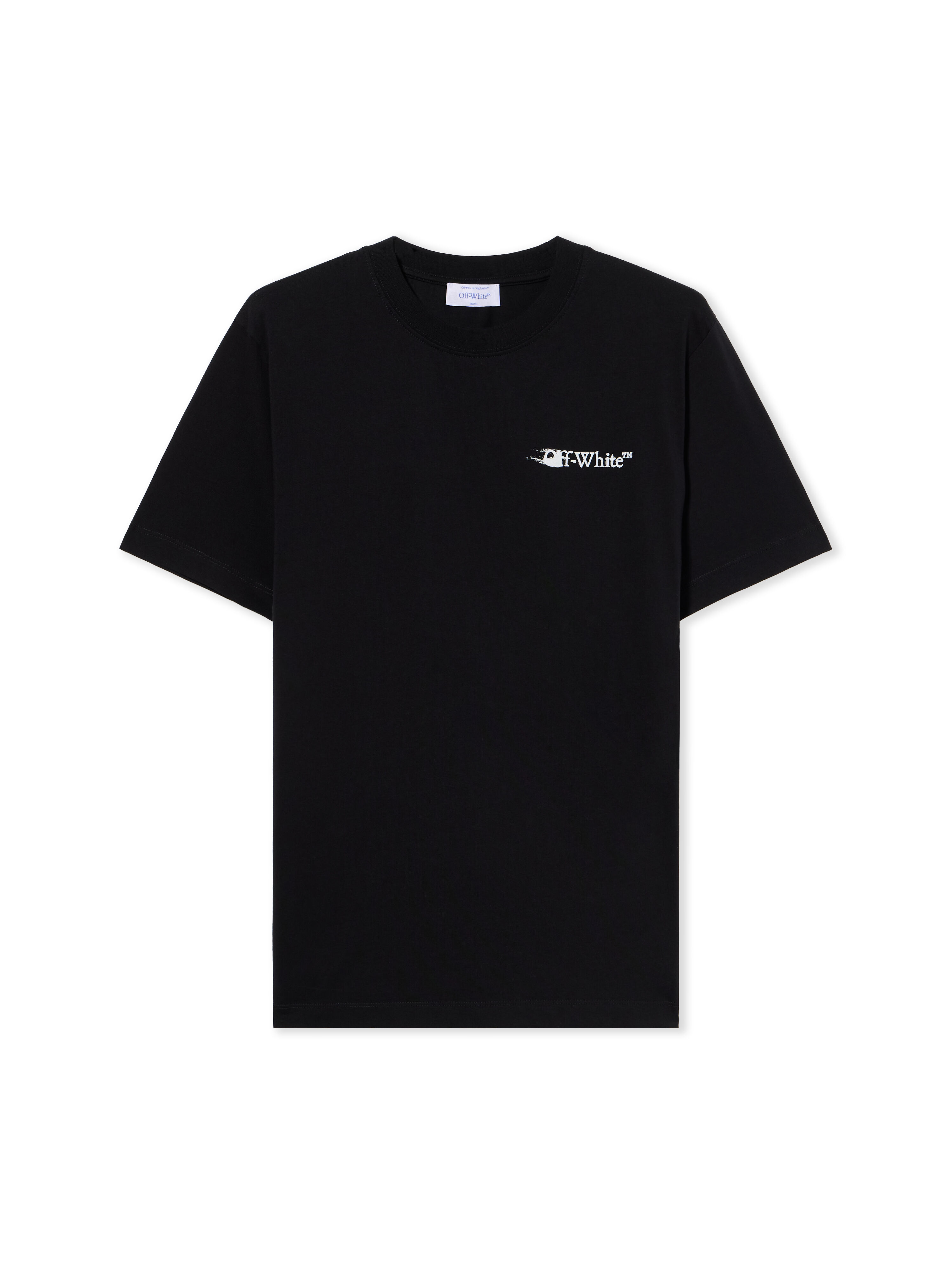 OFF WHITE Ink Arrow Slim Logo Tee BLACK - WHITE OMAA027F25JER007