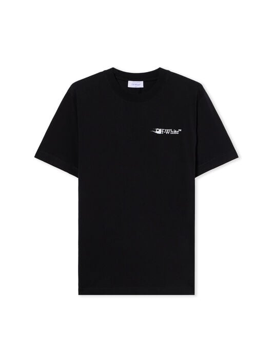 Ink Arrow Slim Logo Tee OFF WHITE Ink Arrow Slim Logo Tee BLACK - WHITE OMAA027F25JER007