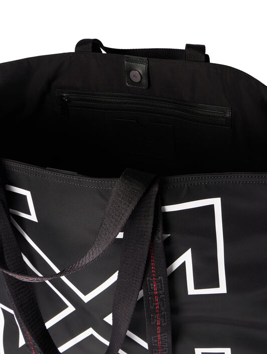 OFF WHITE Heritage Day Off Tote L BLACK - WHITE OMNA20JC99FAB001