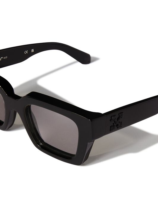 OFF WHITE Black/Dark Gray Virgil Sunglasses BLACK OERI008C99PLA004