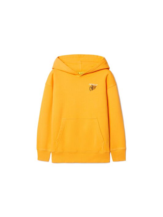 OFF WHITE Sketch Arrow Hoodie YELLOW OBBB001S25FLE008