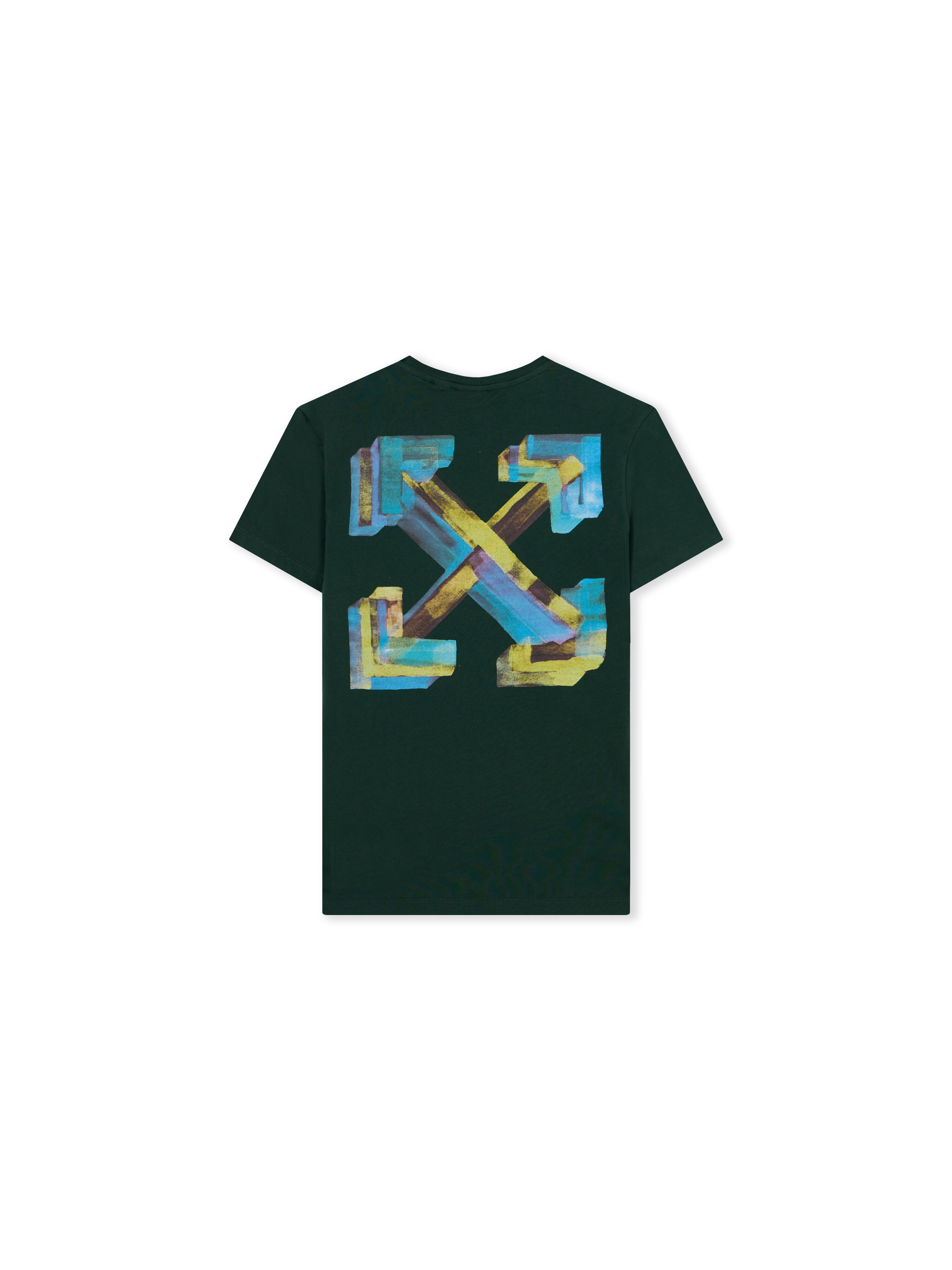 OFF WHITE Arrow Watercolor T-Shirt PINE GROVE 44BAA002F26J00A