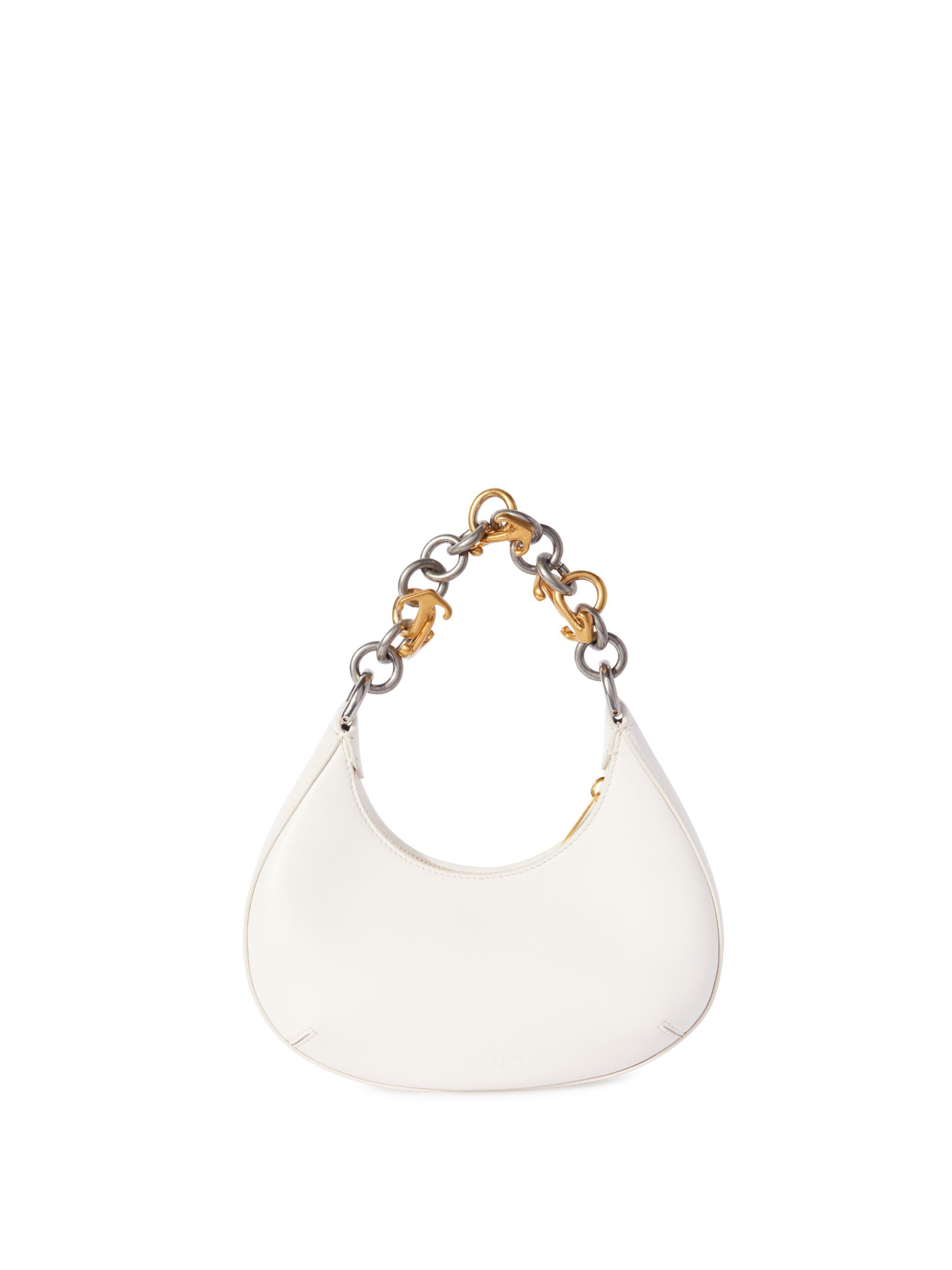 OFF WHITE White Hemisphere Shoulder Bag WHITE OWNN184C99LEA001