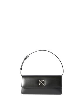 OFF WHITE Borsa A Spalla Jitney 1.0 NERO OWNN172C99LEA001