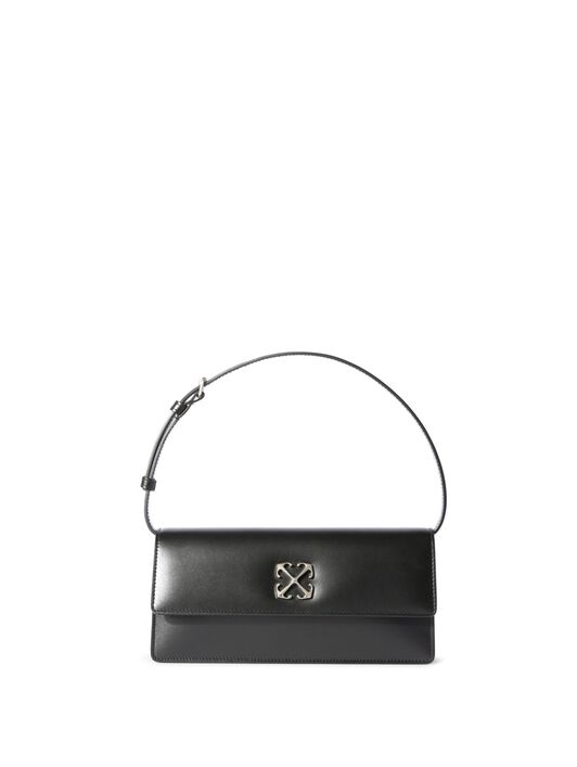 OFF WHITE Jitney 1.0 Shoulder Bag BLACK OWNN172C99LEA001