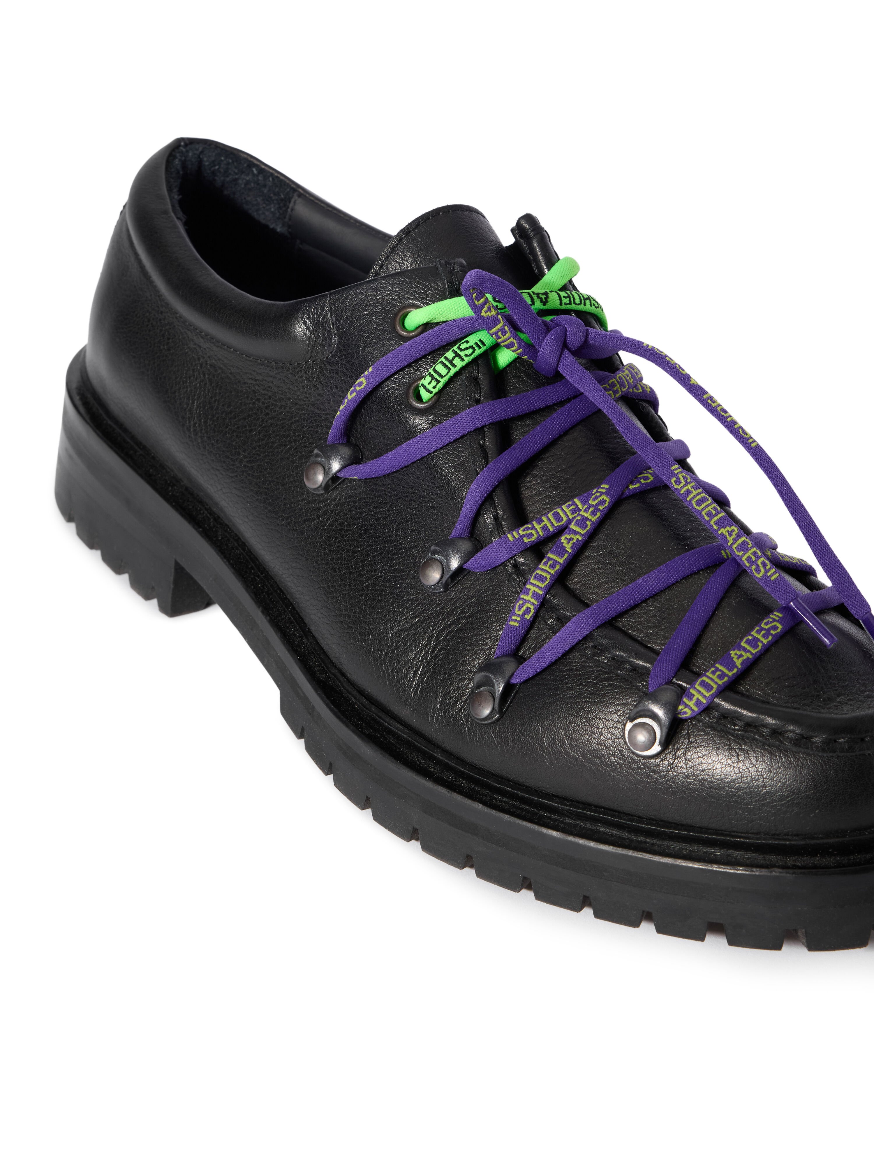 Heritage Leather Loafers OFF WHITE Heritage Leather Loafers BLACK - MULTICOLOR OMIR001F25LEA001