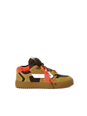 OFF WHITE Braun/Orangene Sneaker Mit Pfeil BRAUN OMIA244S25LEA002