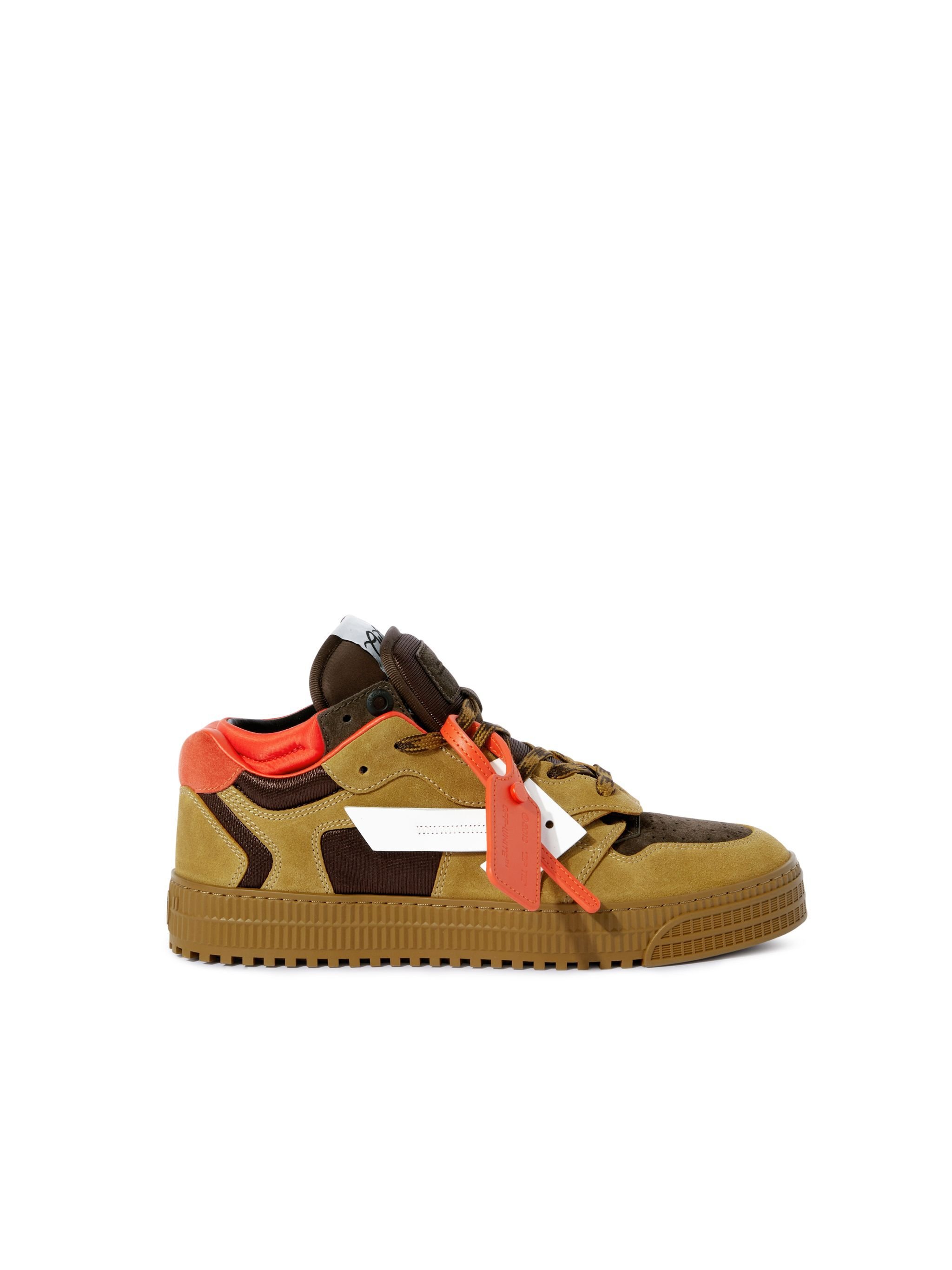 OFF WHITE Sneakers Floating Arrow Marrone/Arancione MARRONE OMIA244S25LEA002