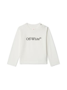 OFF WHITE Bookish Long-Sleeved Top PINK OG2X006S25JER001