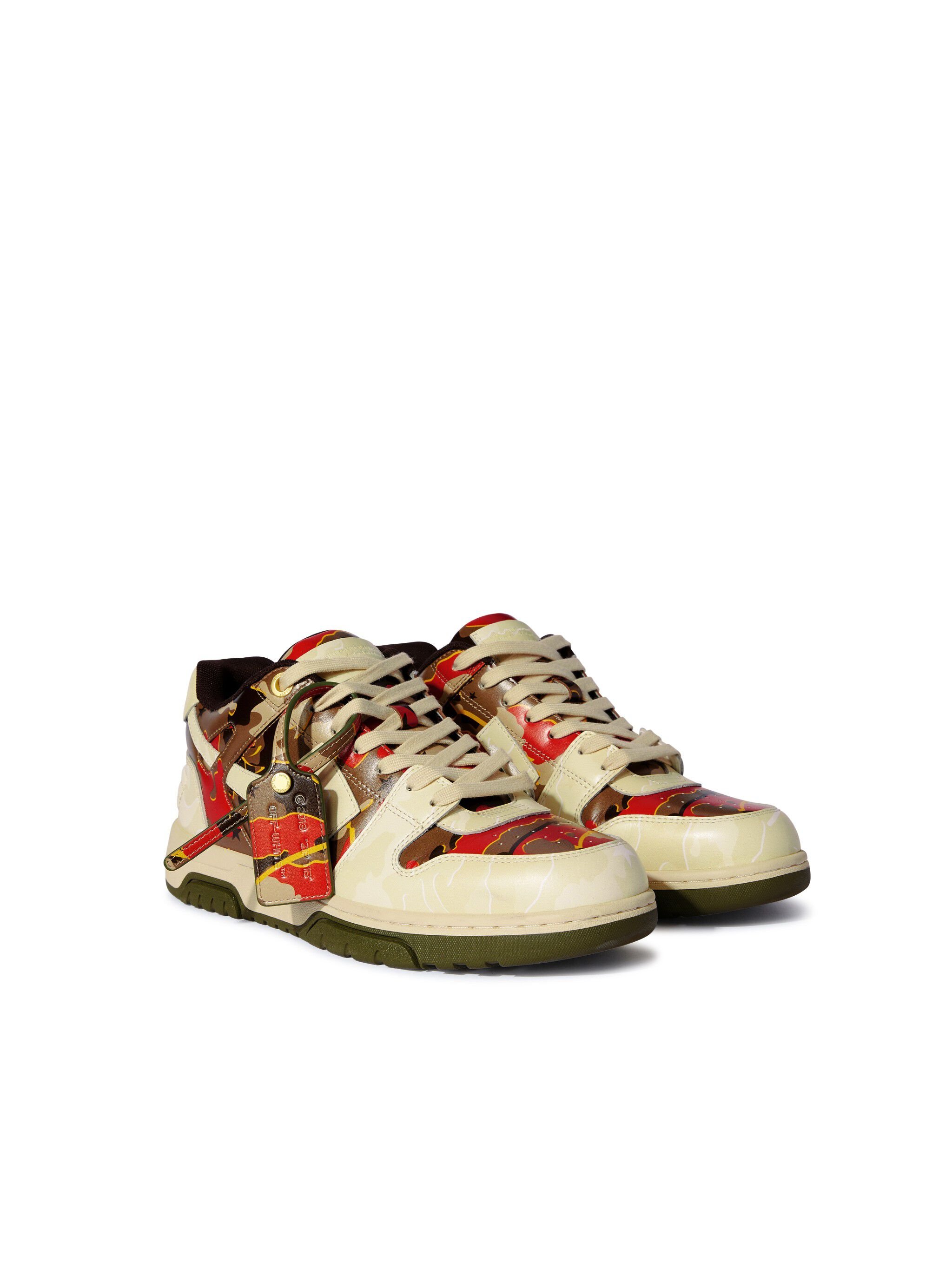 OFF WHITE Beige/Camo Out Of Office NEUTRALS OMIA189Z25LEA001