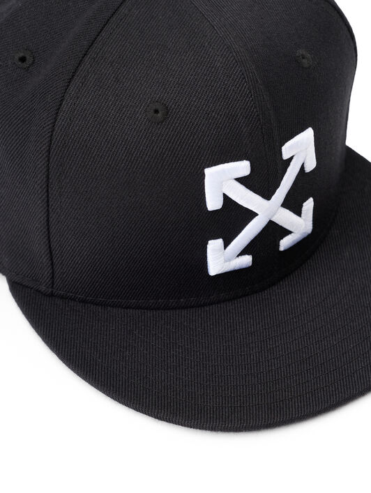 Arrows Flat Brim Cap OFF WHITE Arrows Flat Brim Cap BLACK OW7100215