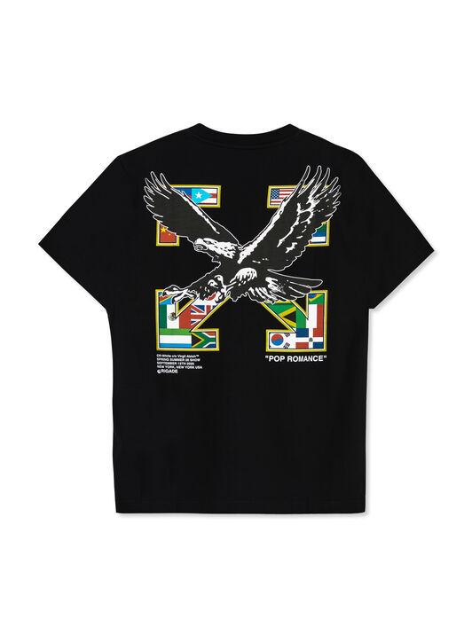 OFF WHITE OW X Brigade Staff T-Shirt BLACK OMAA027G25JER00M