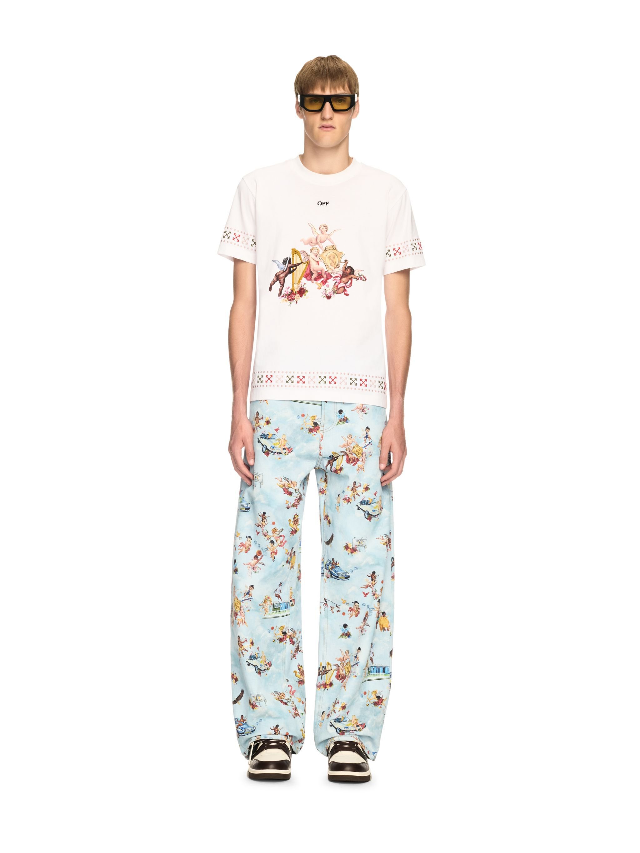 OFF WHITE Putti Slim S/S Tee WHITE OMAA027S25JER002