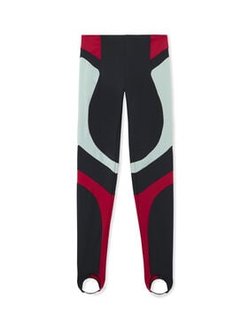 OFF WHITE Color Block Leggings Black-Black 2CD02ES26JER001