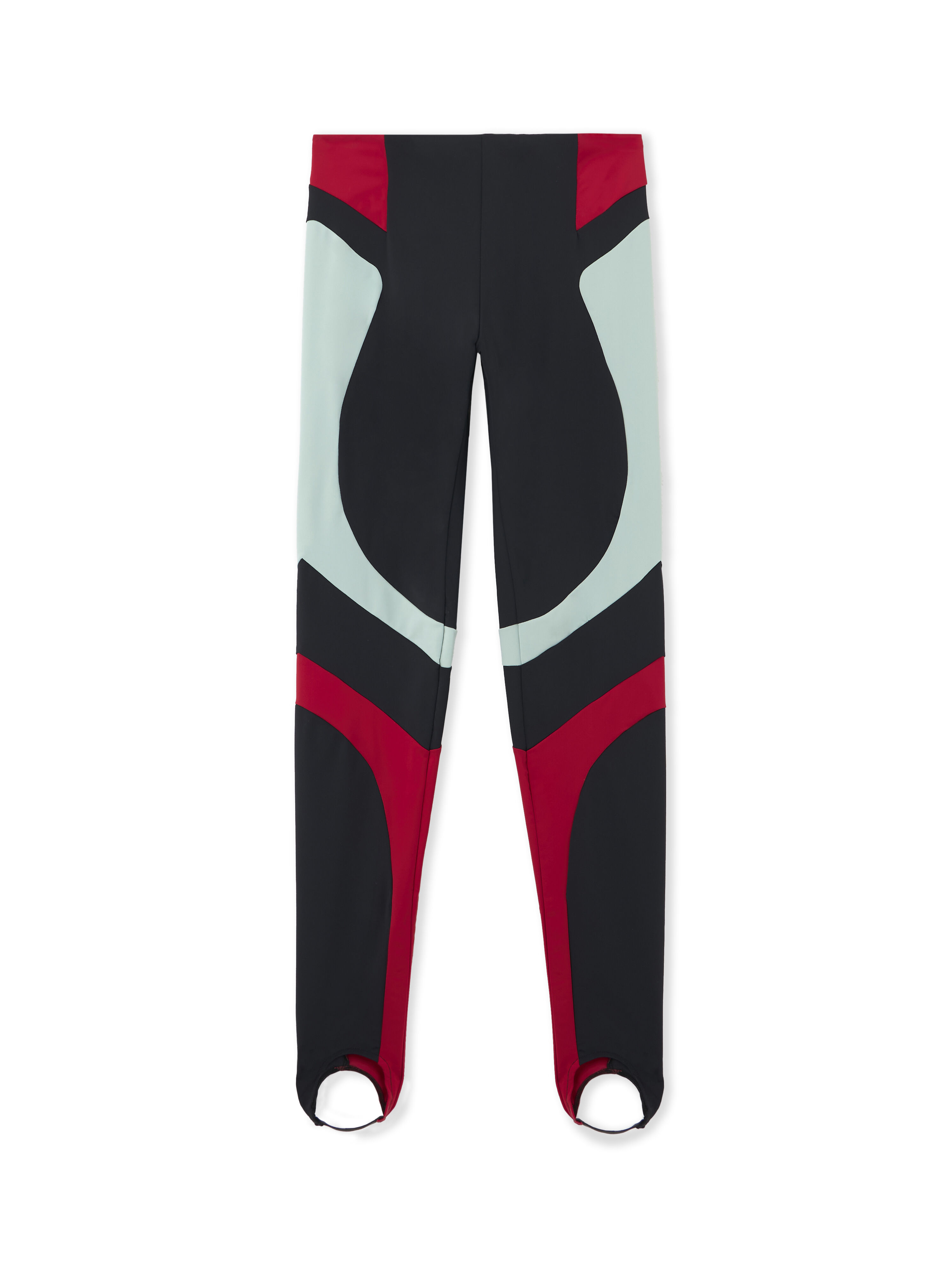 OFF WHITE Color Block Leggings Black-Black 2CD02ES26JER001