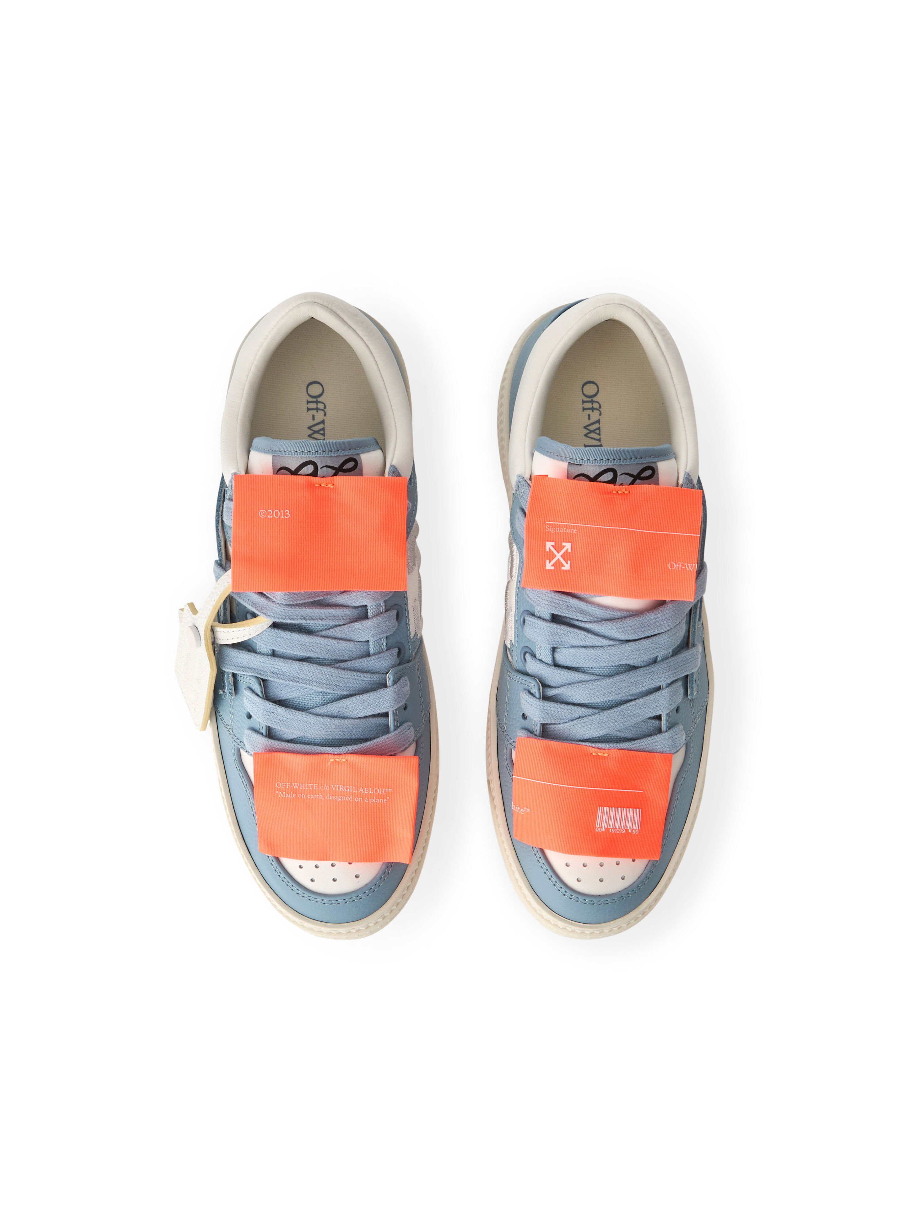 OFF WHITE Low Top 3.0 Off Court Sneakers WHITE - VINTAGE BLUE OWIA28ES26LEA001