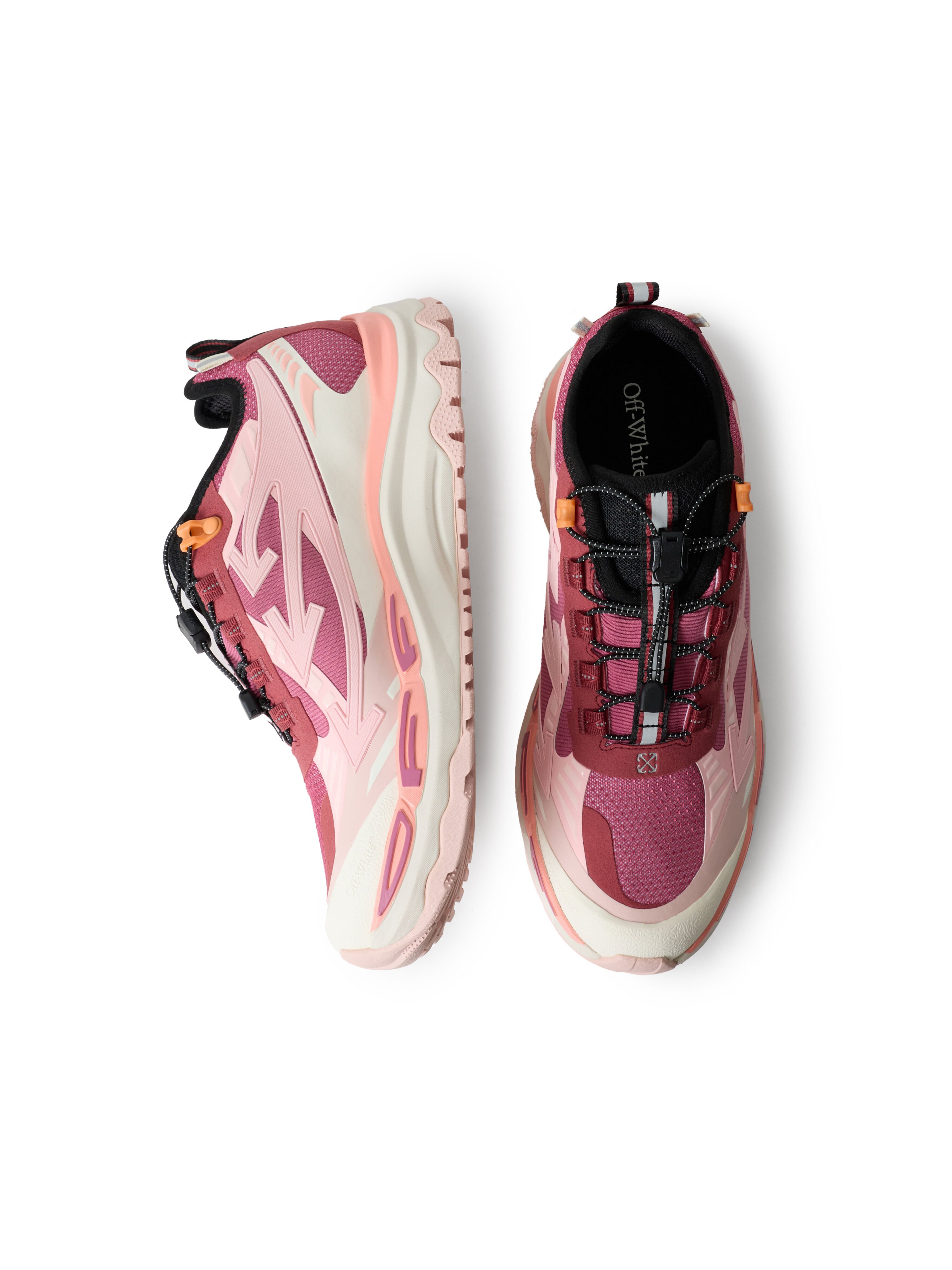 OFF WHITE Be Right Back Trail Low Sneakers DARK PINK/LT PINK OF05801655