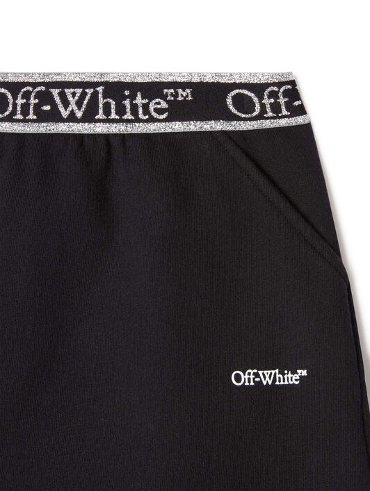 OFF WHITE Bookish Logo Band Sweat Skirt  OGCK001C99FLE003