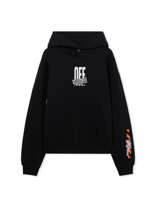 LAB L/AB Off Active Tape Hoodie BLACK 44LABF26K081