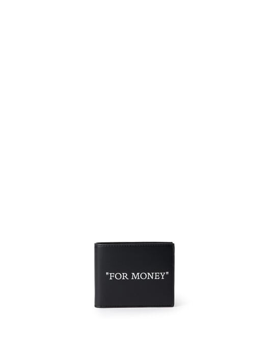 Quote Bifold Wallet OFF WHITE Quote Bifold Wallet BLACK WHITE OMNC074C99LEA001