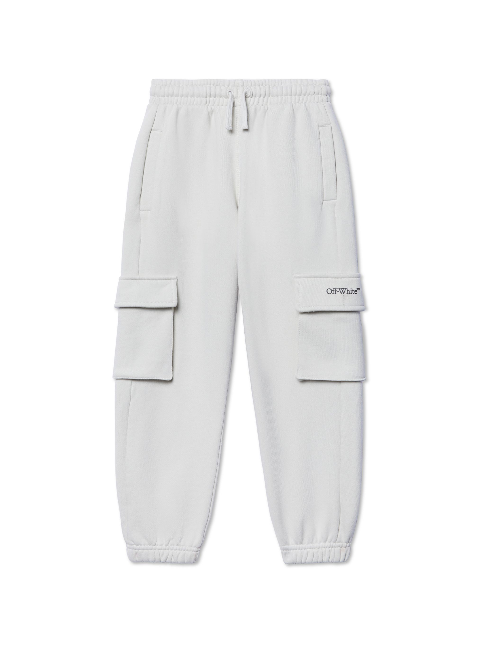 OFF WHITE Diagonal Bookish Sweatpants GREY OBCH005S25FLE001