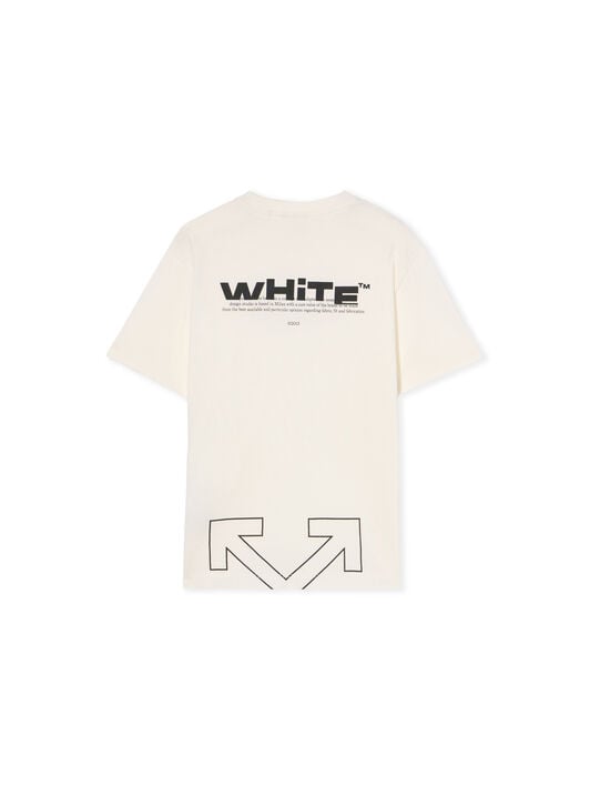 Type Logo Logo T-Shirt OFF WHITE Type Logo Logo T-Shirt WHITE - BLACK OBAA002F25JER002