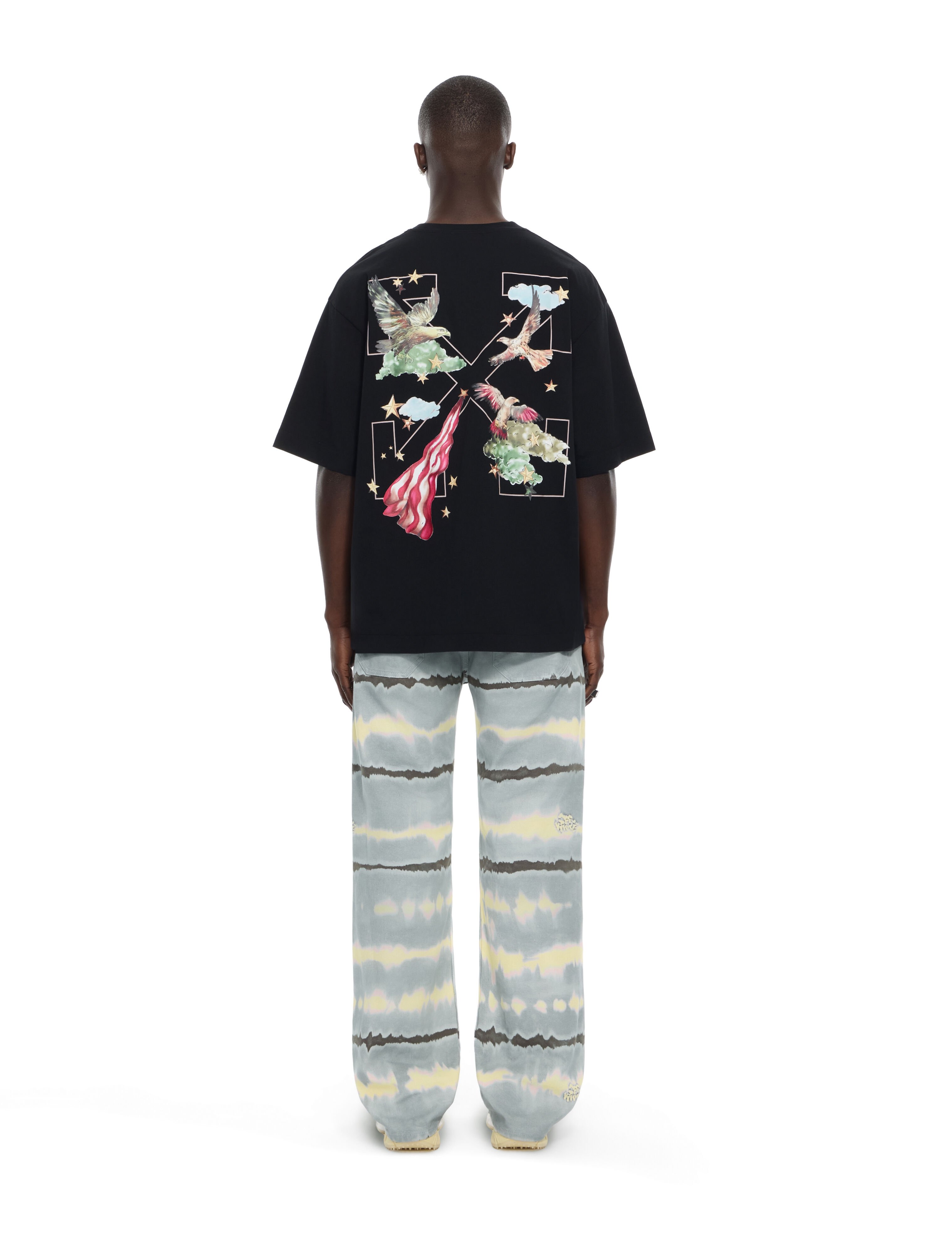 OFF WHITE Dream Arrow Skate T-shirt BLACK 44MAA120Z26J003