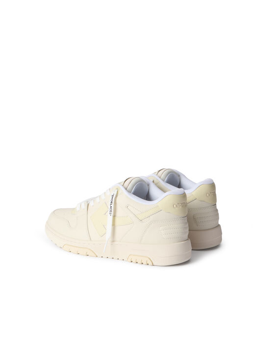 OFF WHITE Out Of Office Calf Leather Sneakers CHOCOLATE/ CREAM OMIA189C99LEA007