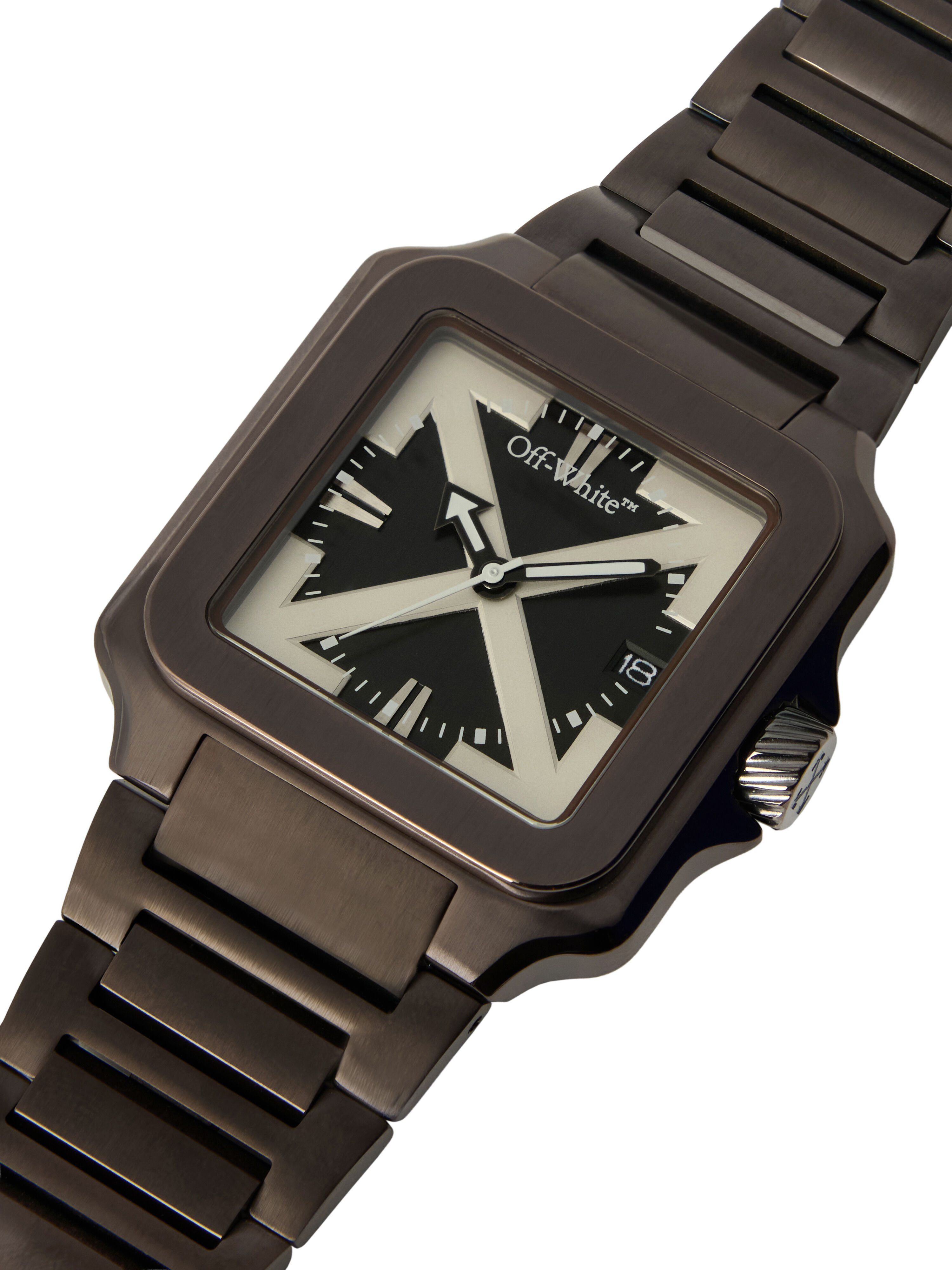 Proto Layer Watch OFF WHITE Proto Layer Watch Brown OW1G009M
