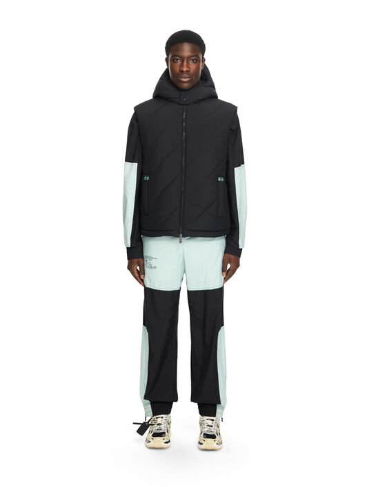 OFF WHITE Arrow Diagonal Puffer Vest BLACK 44XEX00FS26F001