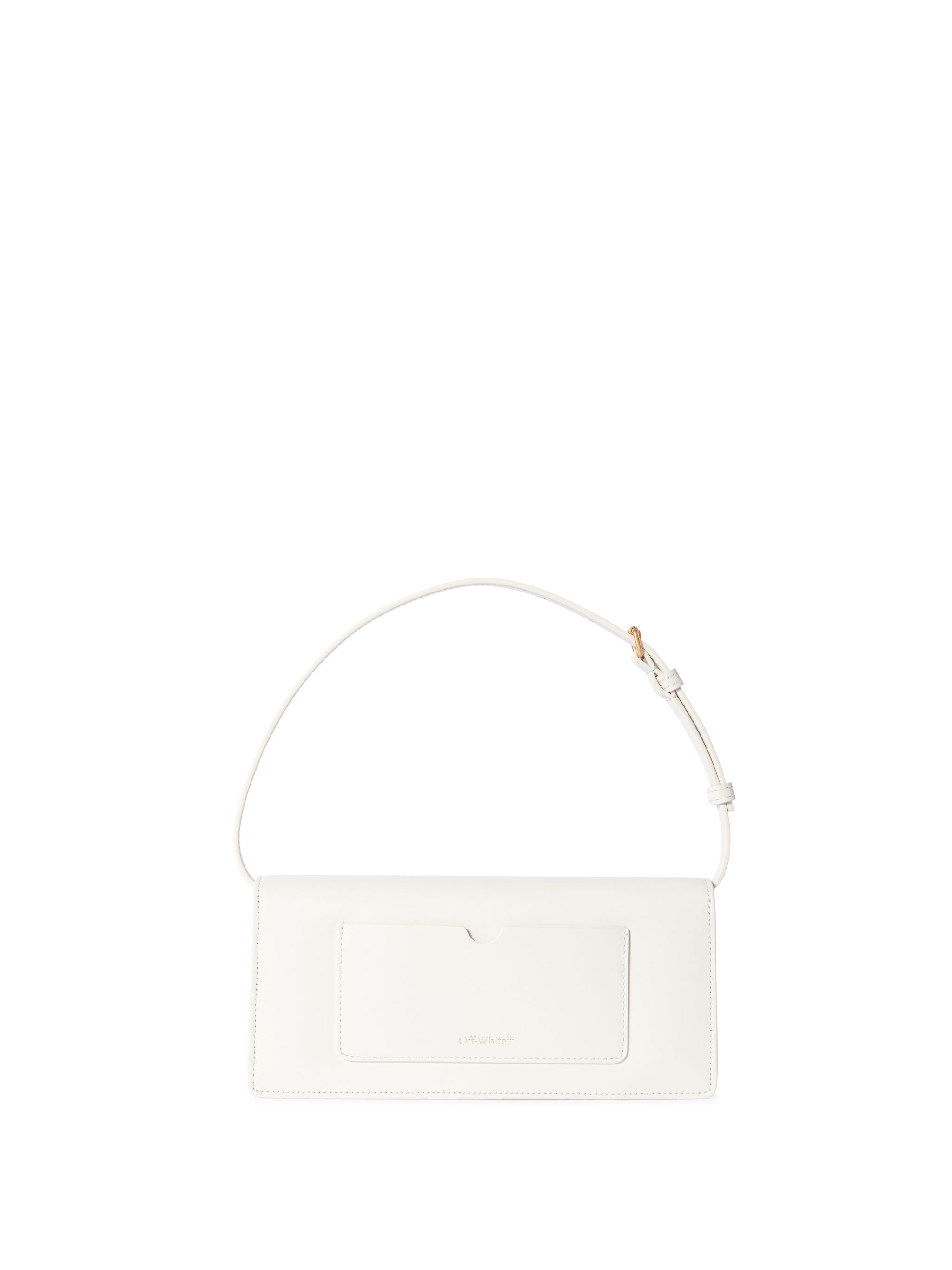 OFF WHITE Jitney 1.0 Shoulder Bag WHITE OWNN172C99LEA001