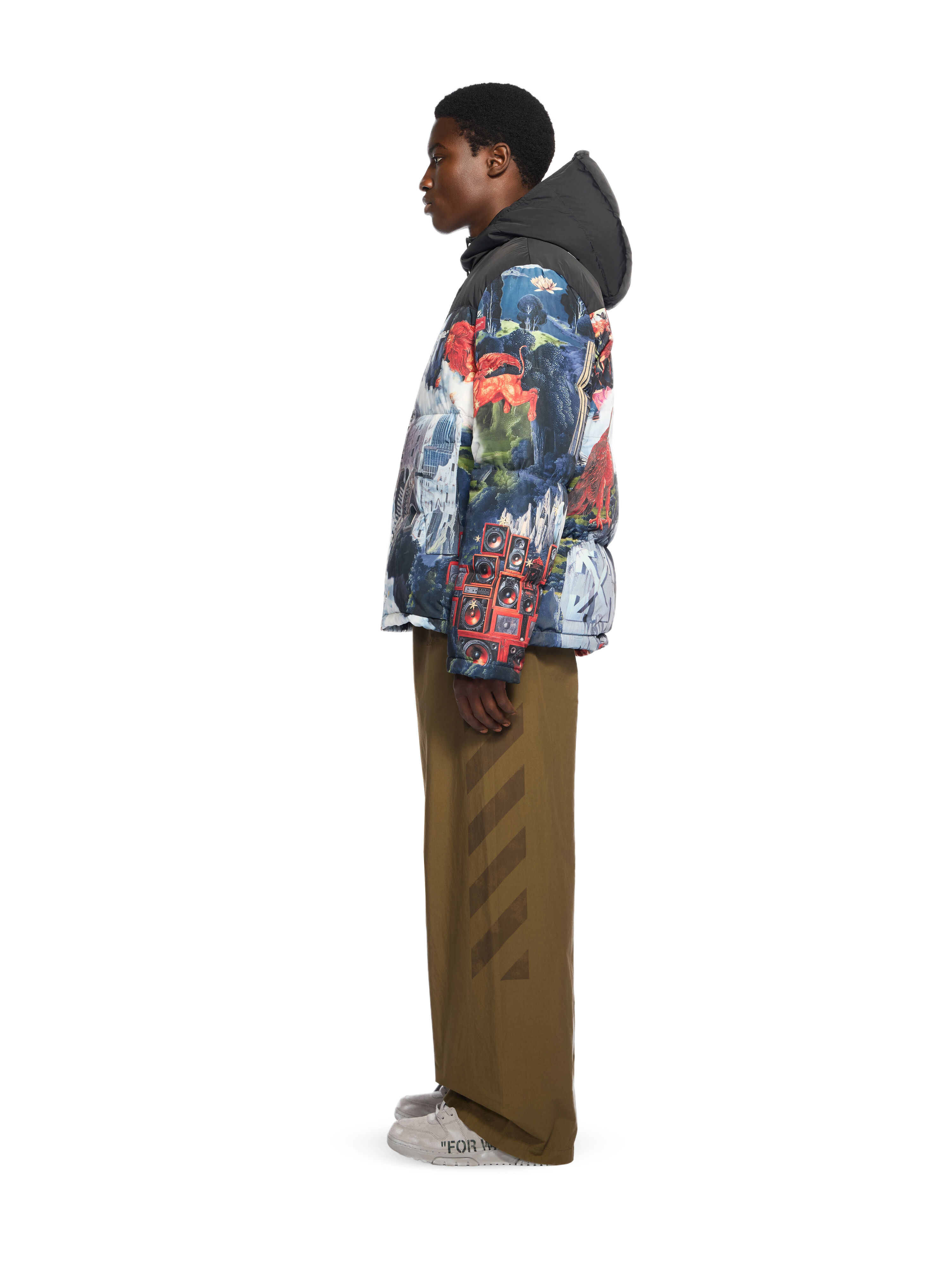 BICOLOR HOODED WINDBREAKER 3122T Classic Series - Zipped Hooded