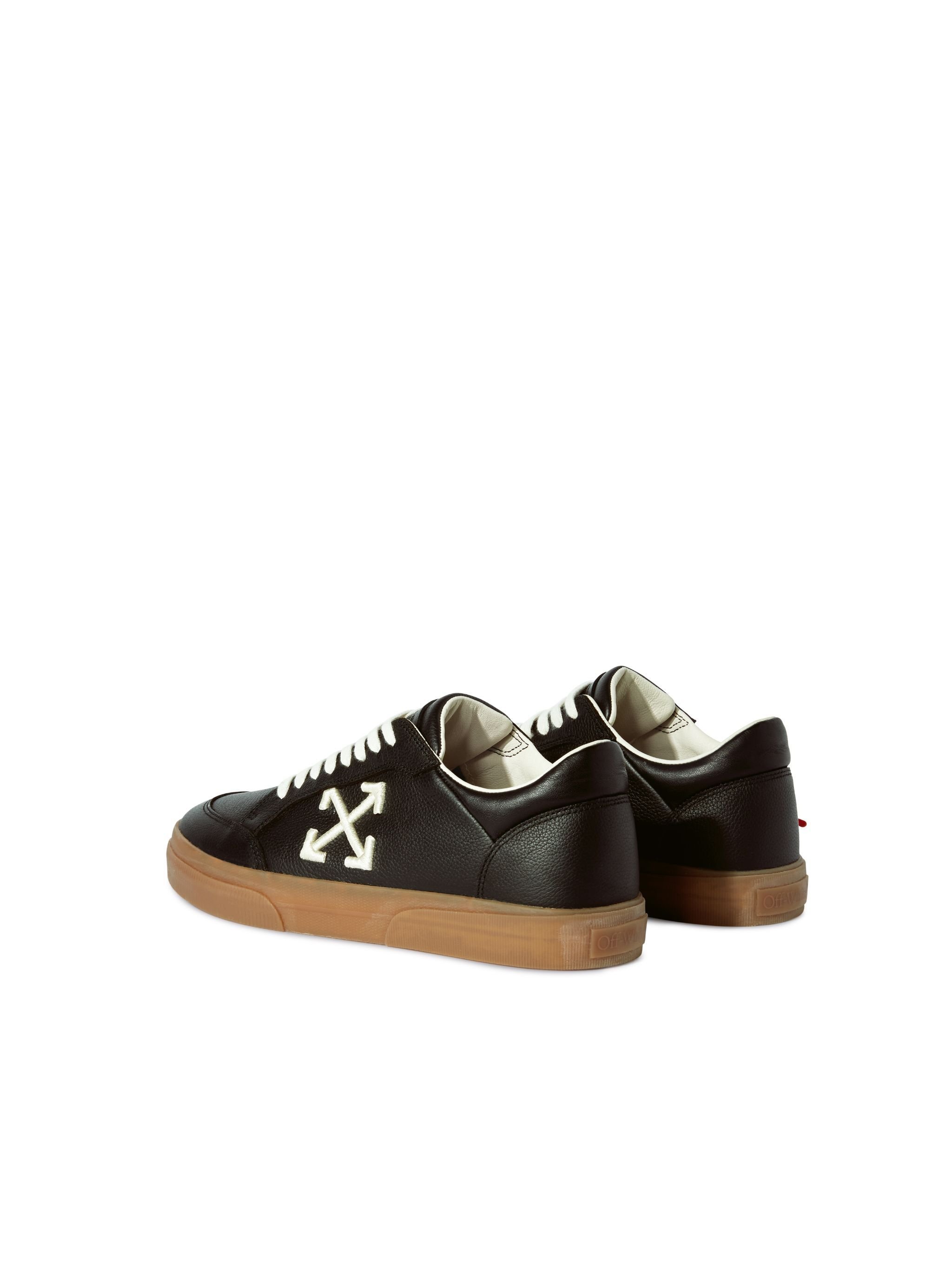 OFF WHITE Black/Ivory Vulcanized Leather BLACK OMIA293S25LEA001