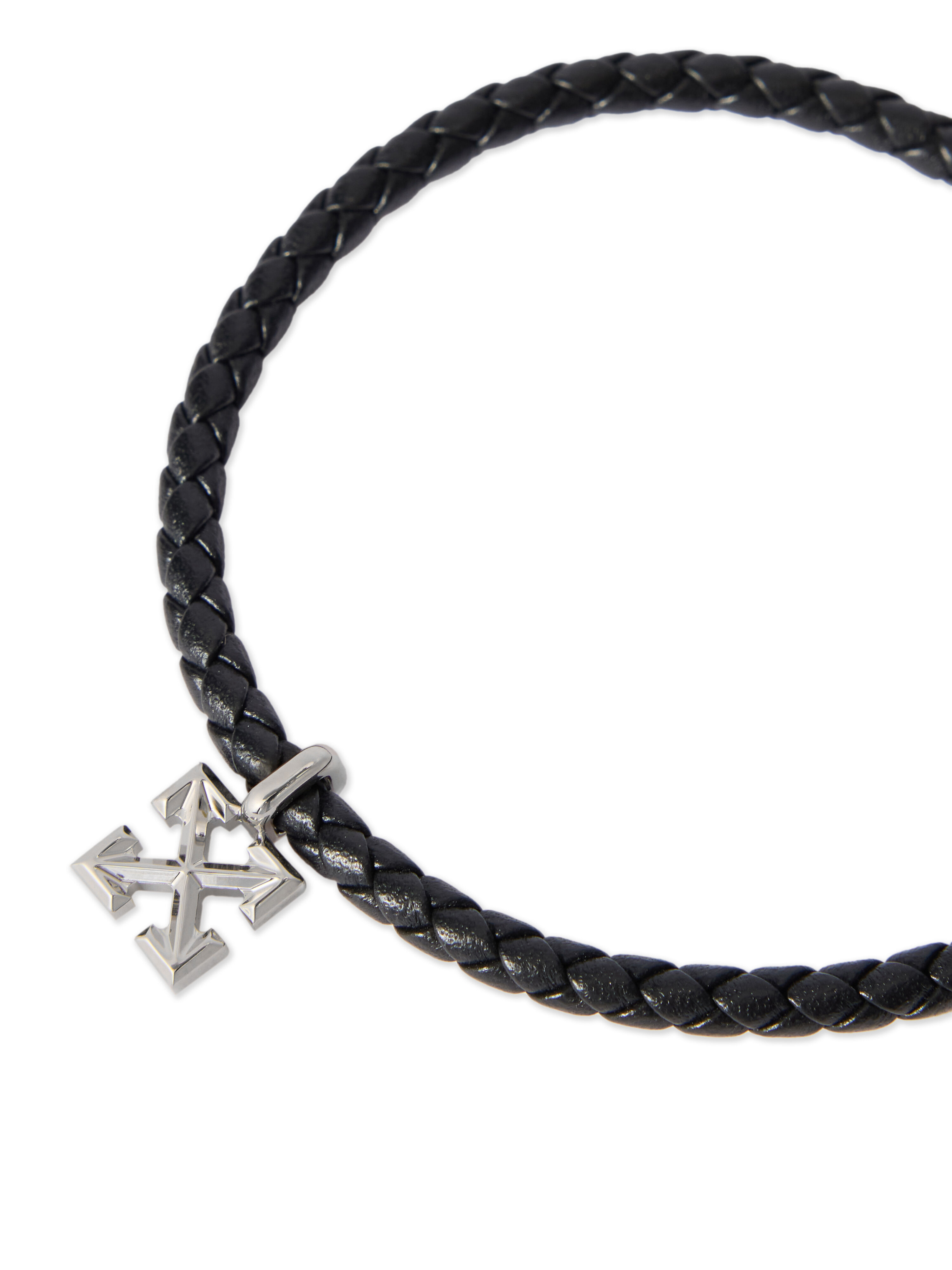 off white bracelet black