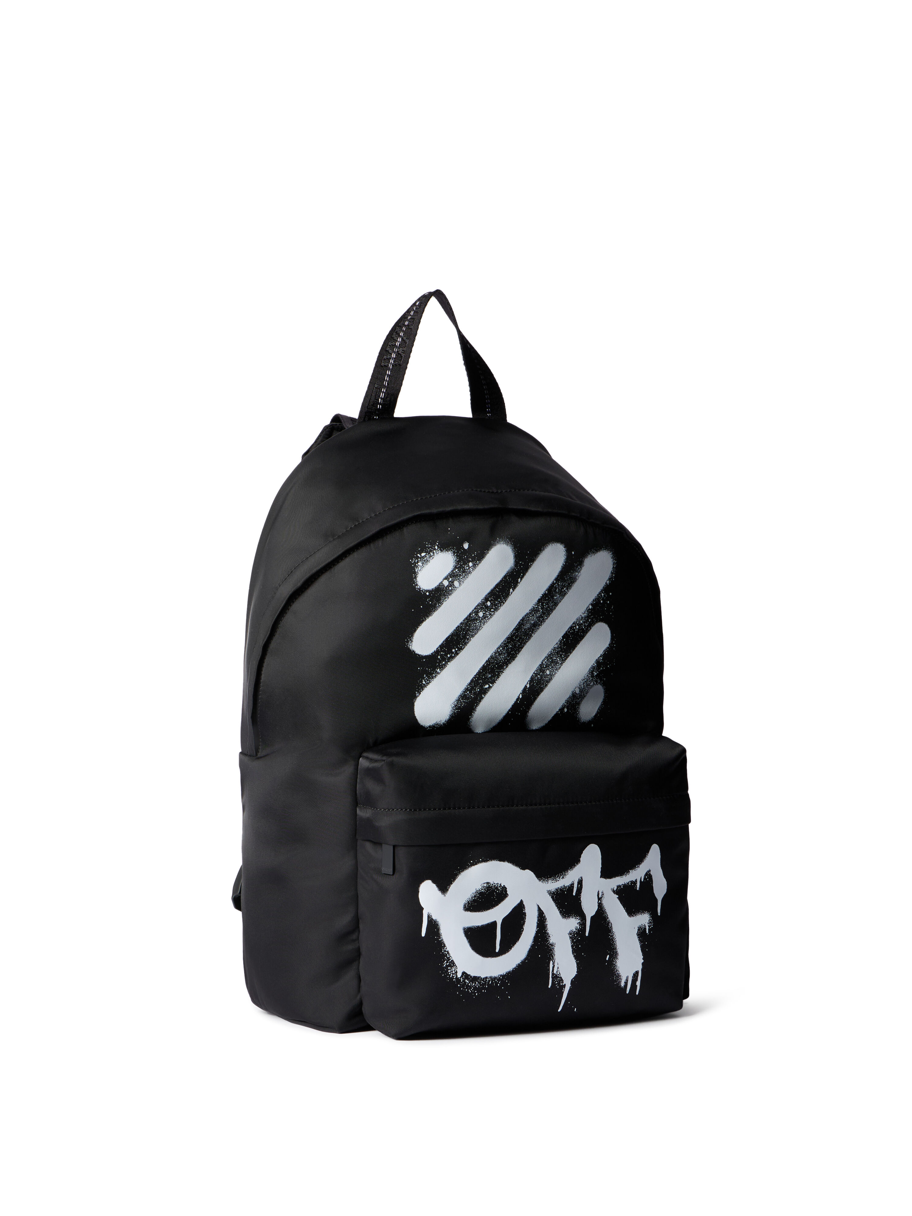 バッグパック/リュック off-white DIAGONALS BACKPACK BLACK Diagoonal Spray Backpack in BLACK - WHITE for Men | Off-White™