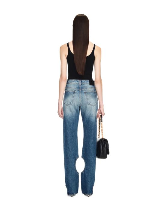 OFF WHITE Vintage Blaue Meteor Jeans BLAU OWYA06AC99DEN001
