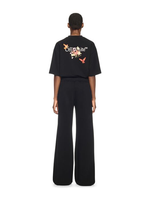 OFF WHITE Black Bookish Fresco T-Shirt BLACK OWAA134S25JER001
